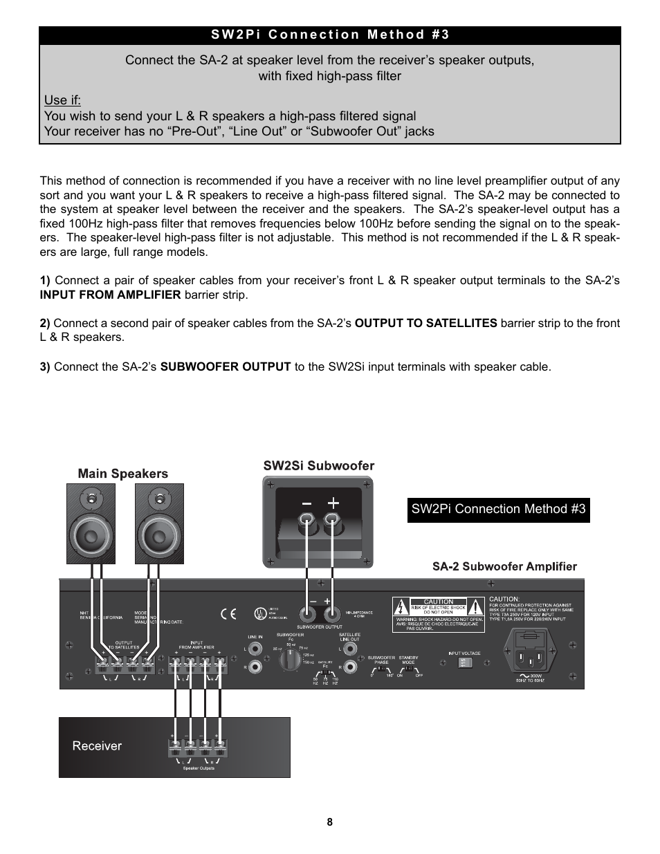 NHT SA-2 User Manual | Page 10 / 19