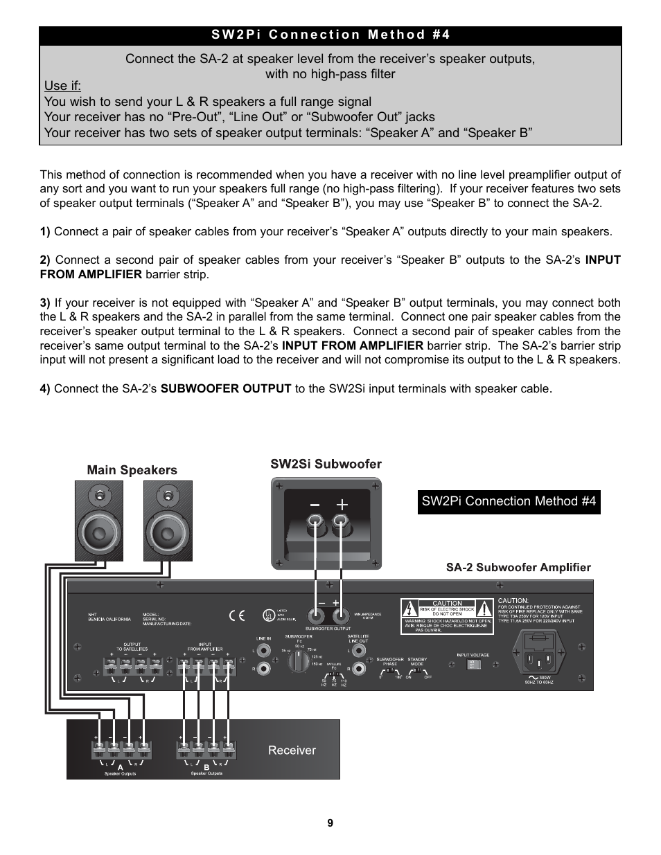 NHT SA-2 User Manual | Page 11 / 19