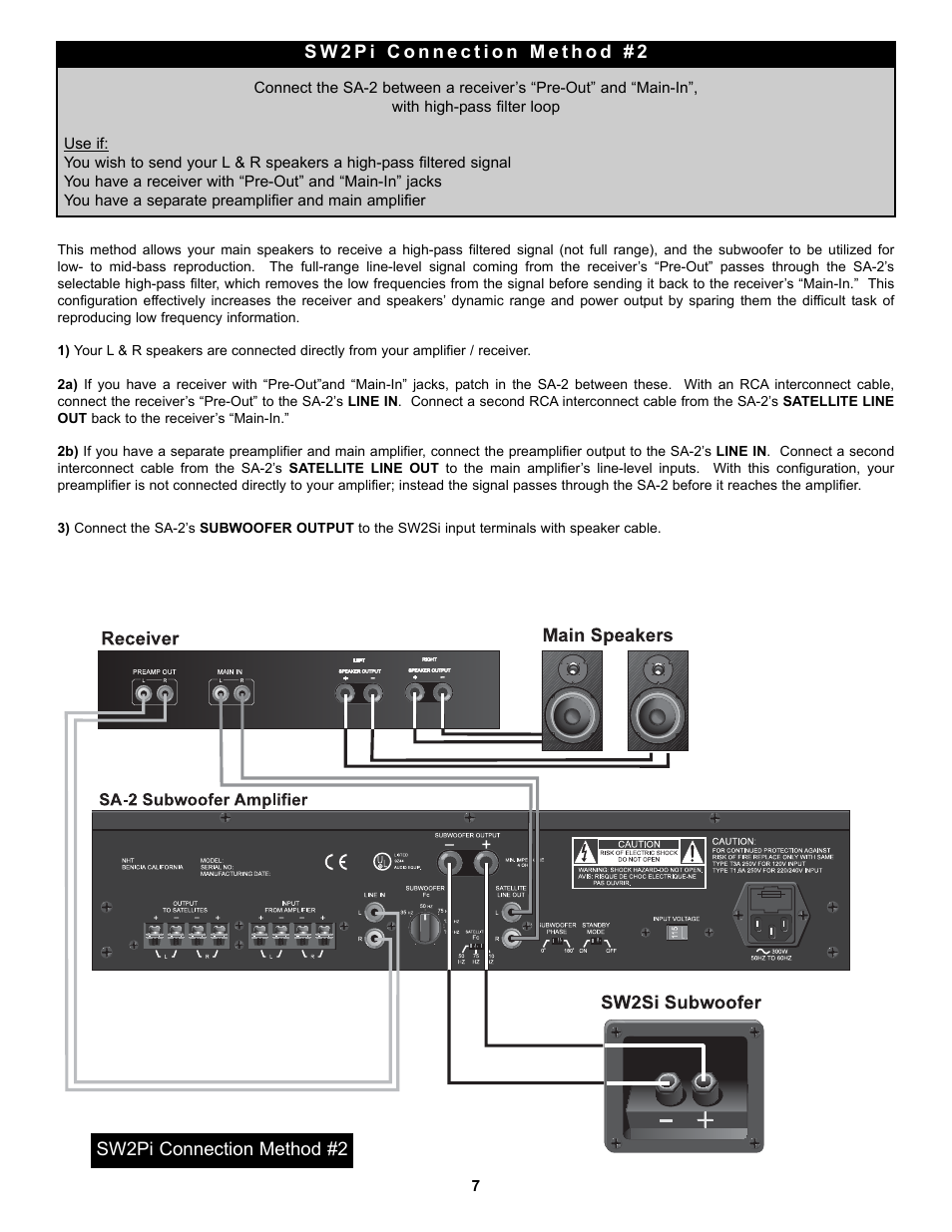 NHT SA-2 User Manual | Page 9 / 19