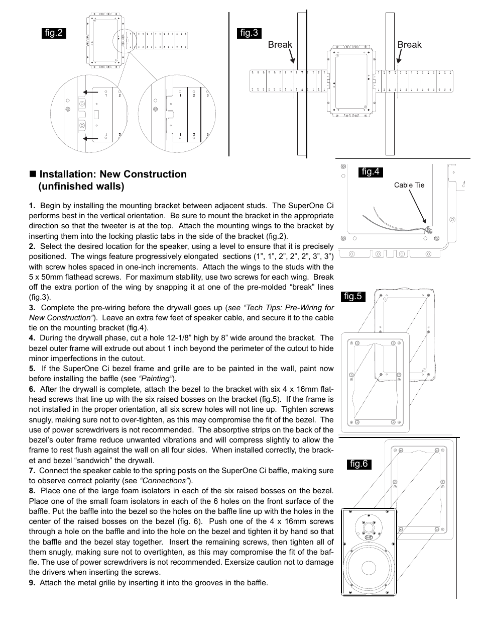 NHT SuperOne Ci User Manual | Page 4 / 7