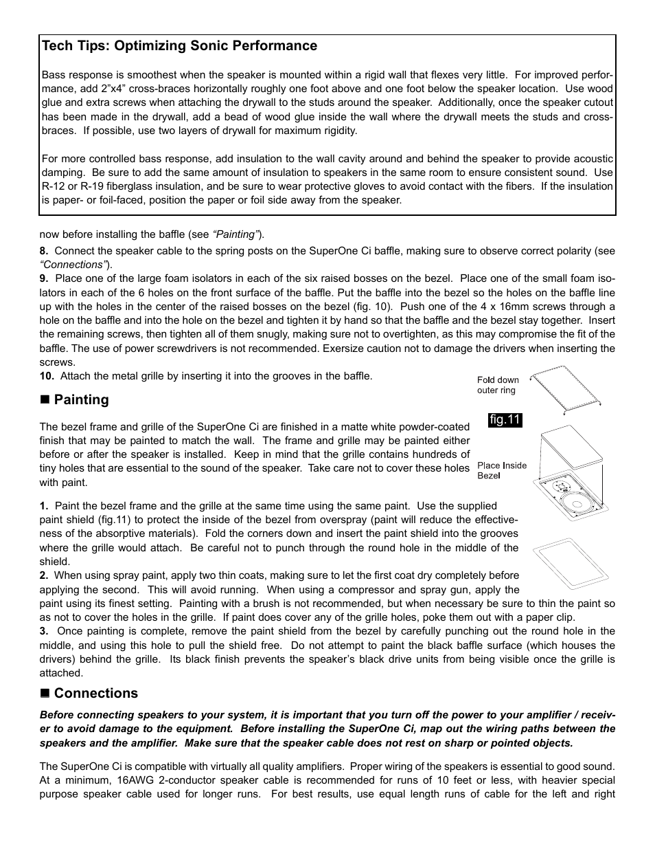 NHT SuperOne Ci User Manual | Page 6 / 7