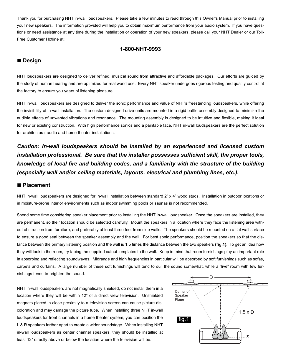 NHT iW2 User Manual | Page 3 / 9