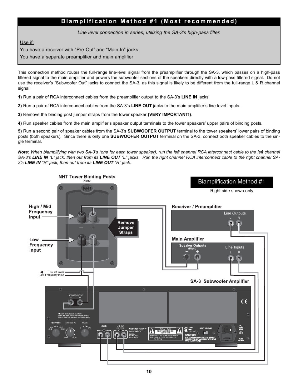 NHT SA-3 User Manual | Page 12 / 16