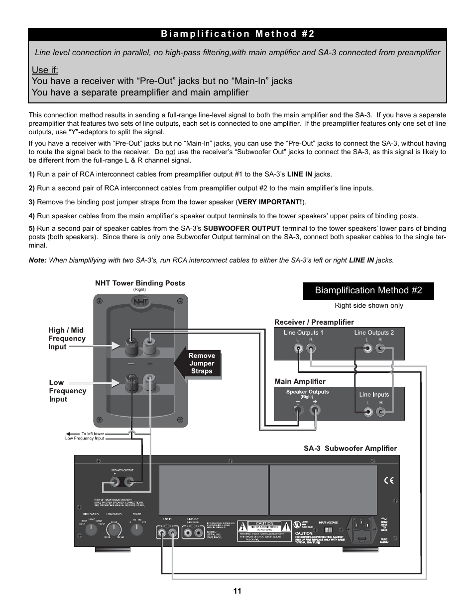 NHT SA-3 User Manual | Page 13 / 16