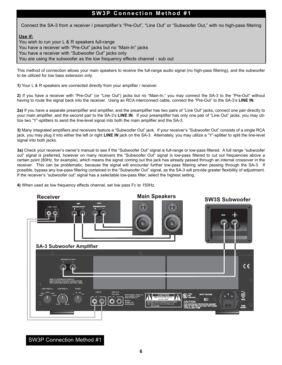 NHT SA-3 User Manual | Page 8 / 16