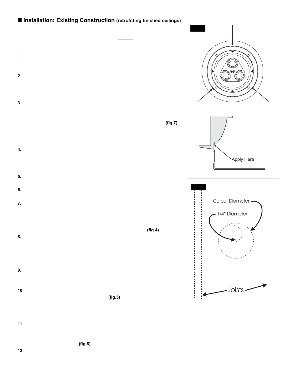 Joists | NHT iC1 User Manual | Page 6 / 9
