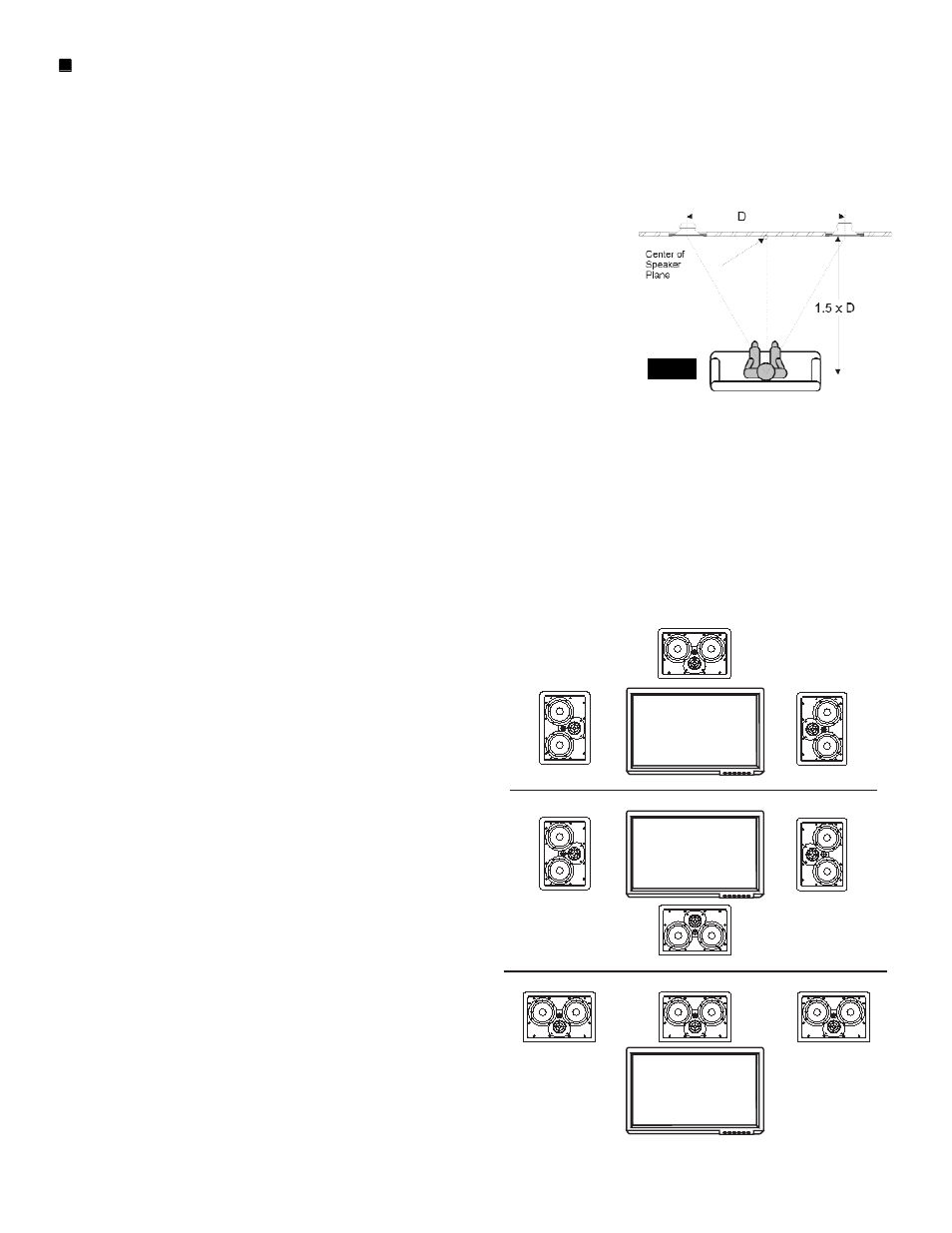 Placement | NHT IW4 User Manual | Page 3 / 10