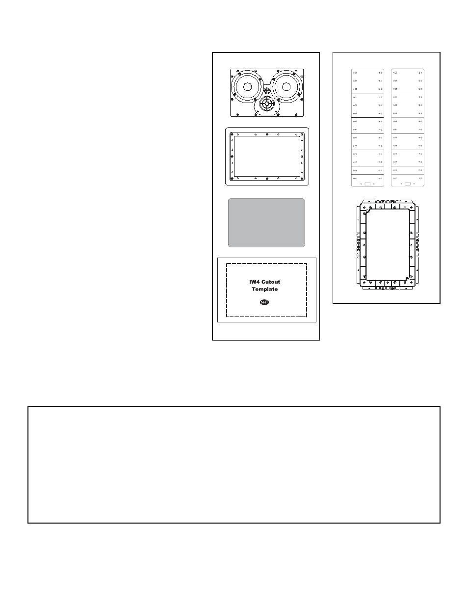 Packing list, Tech tips: pre-wiring for new construction | NHT IW4 User Manual | Page 4 / 10