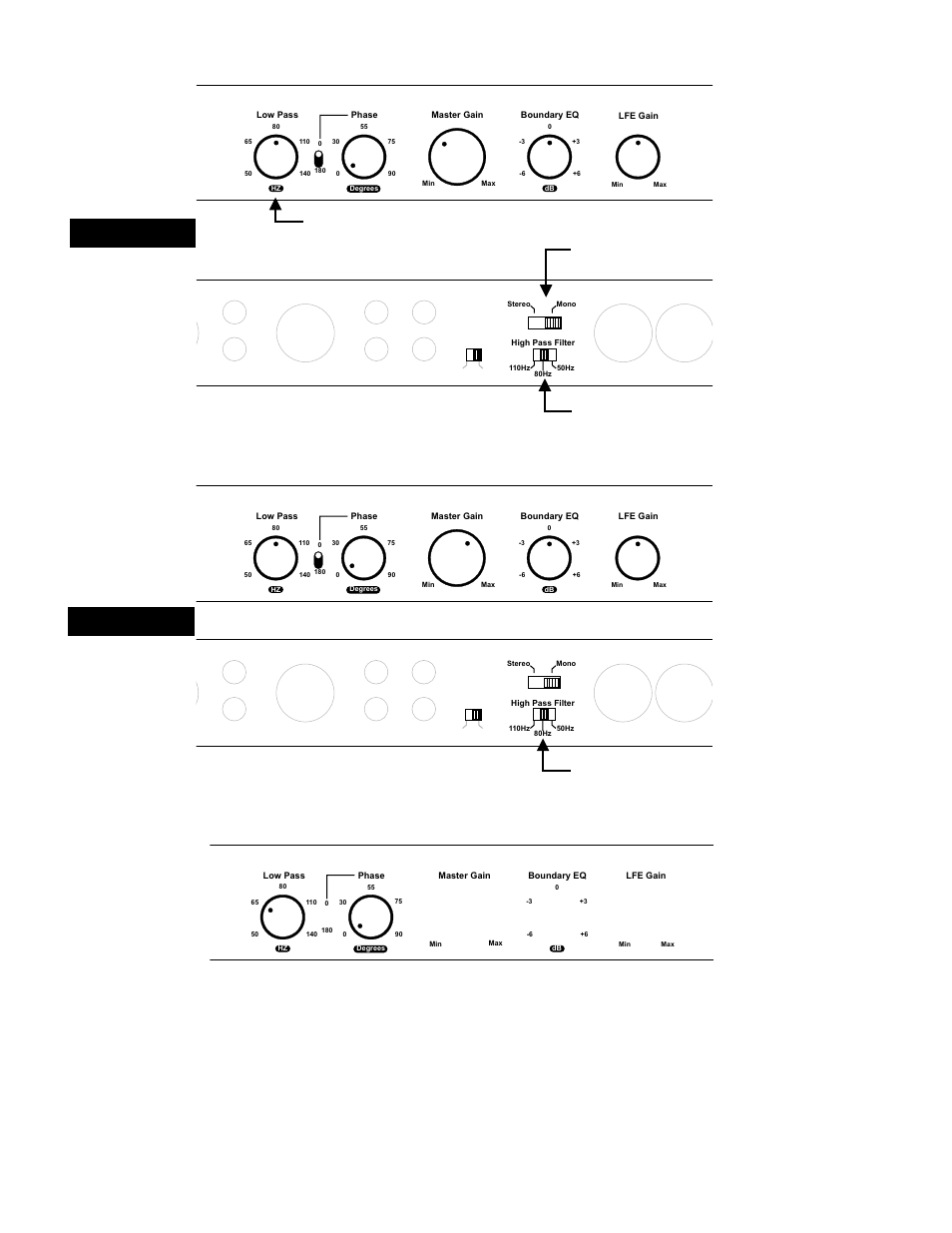 One w1 = mono two w1 = stereo, M5 or m6 not used in method #1, Not used in method #1 | NHT Evolution System User Manual | Page 35 / 55