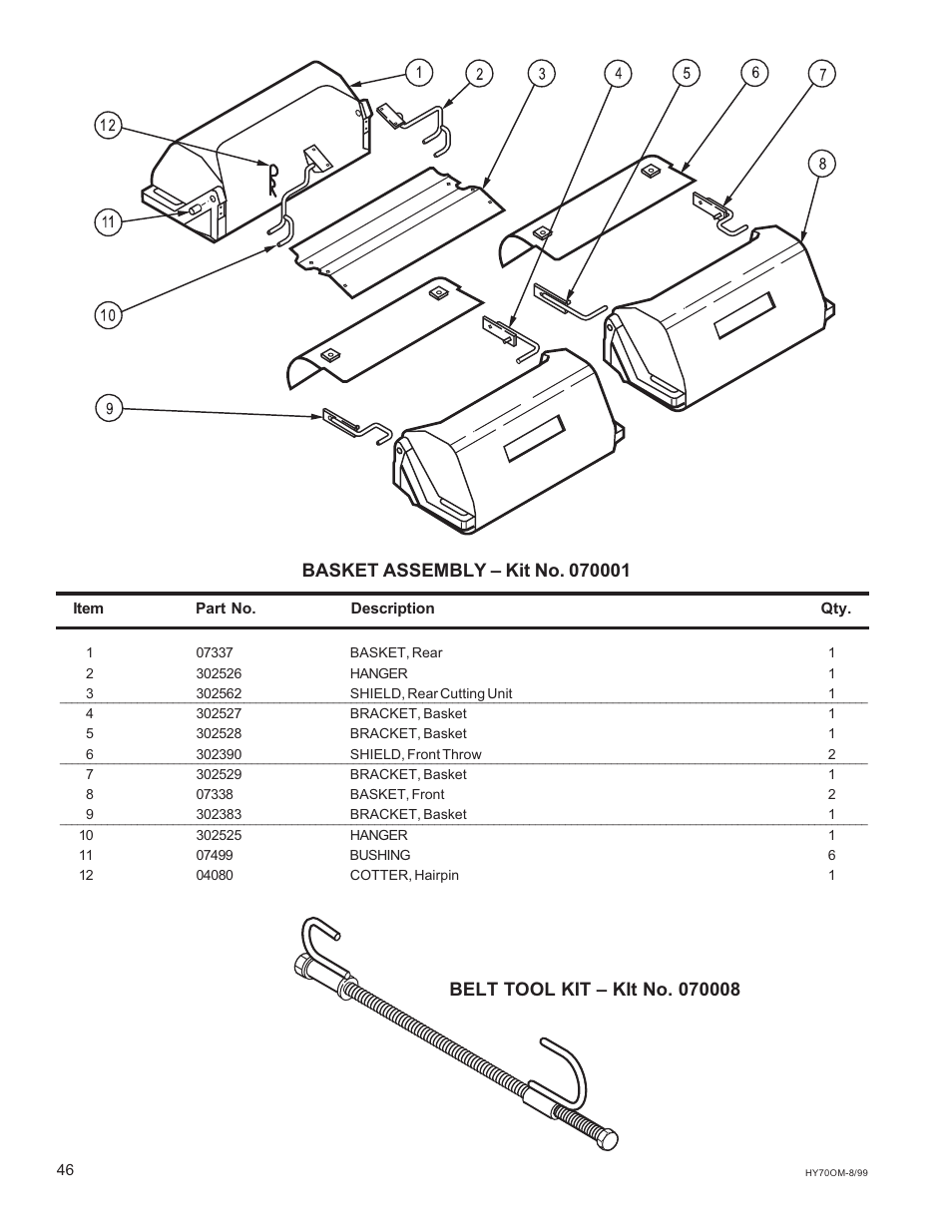 National Mower HYDRO HYD70OM-8/99 User Manual | Page 46 / 51