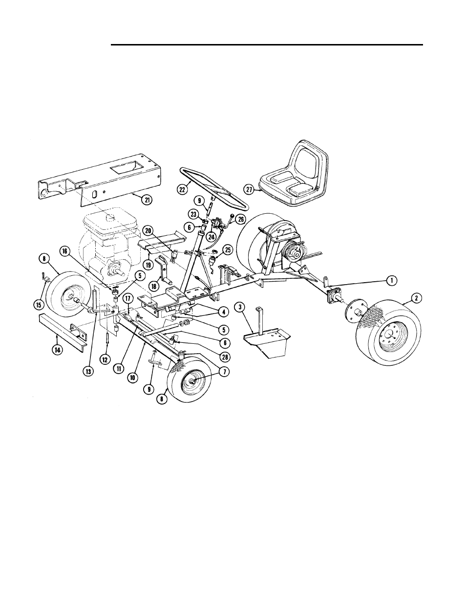 Parts list | National Mower 68 DL User Manual | Page 28 / 55