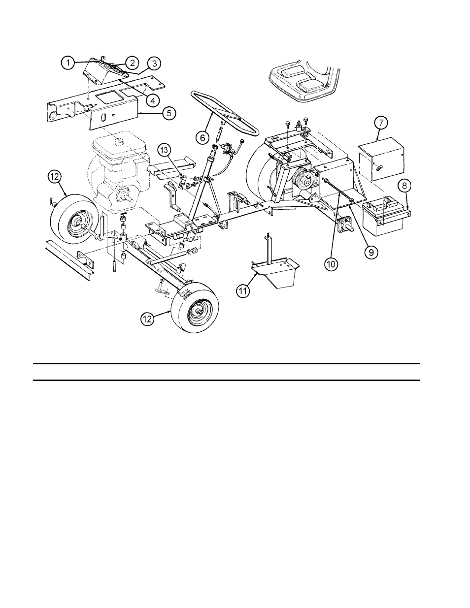 Running gear & misc. parts -- model 68 dl | National Mower 68 DL User Manual | Page 30 / 55