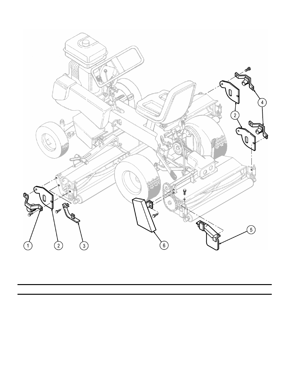 Skids, reel end shields & guards | National Mower 68 DL User Manual | Page 44 / 55