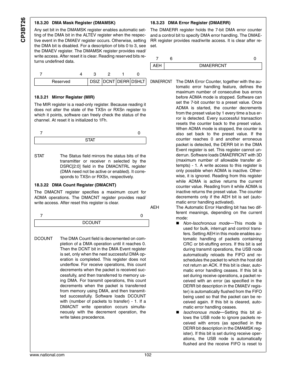 Cp3bt26 | National CP3BT26 User Manual | Page 102 / 278