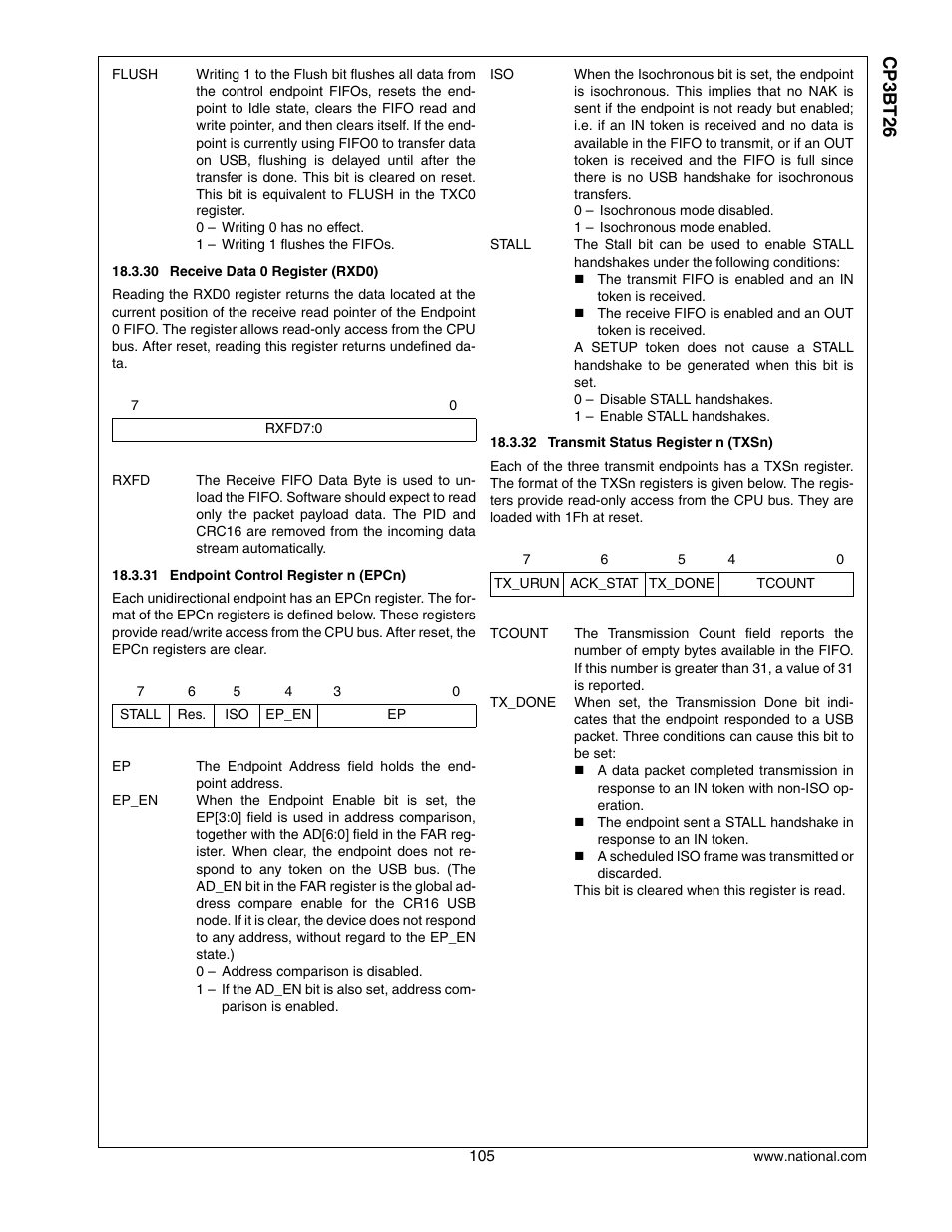 Cp3 bt26 | National CP3BT26 User Manual | Page 105 / 278