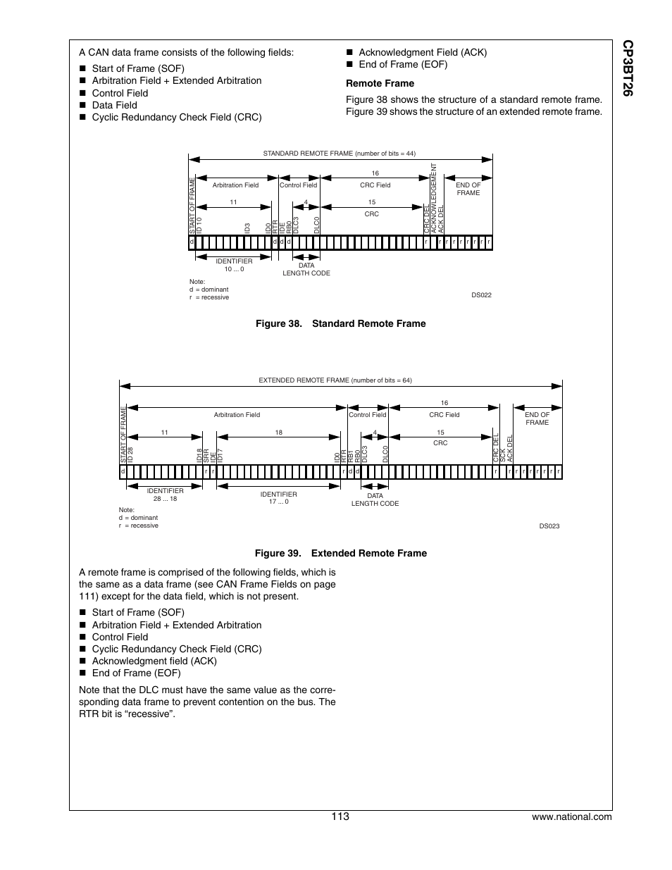 Cp3 bt26 | National CP3BT26 User Manual | Page 113 / 278