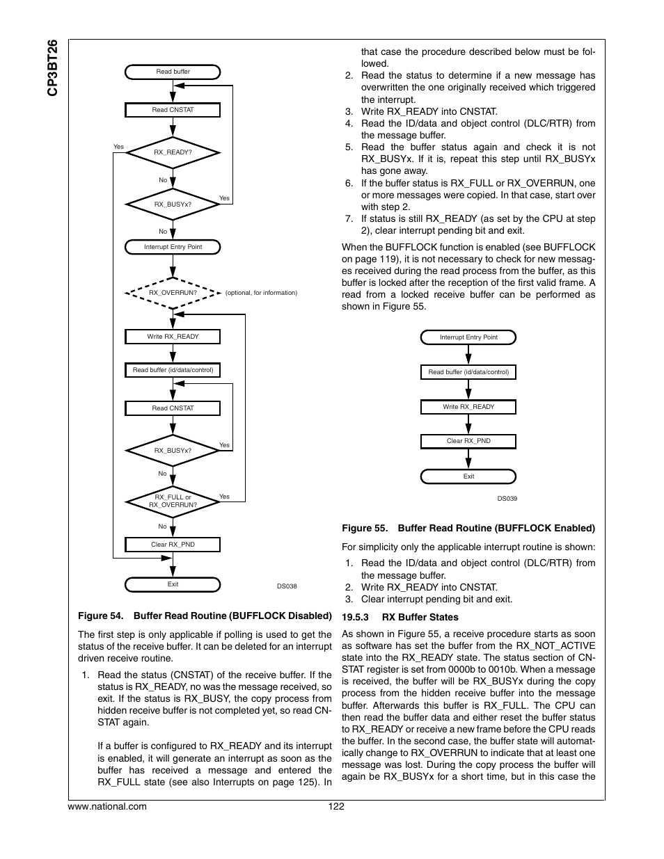 Steps (see figure 54, Cp3bt26 | National CP3BT26 User Manual | Page 122 / 278