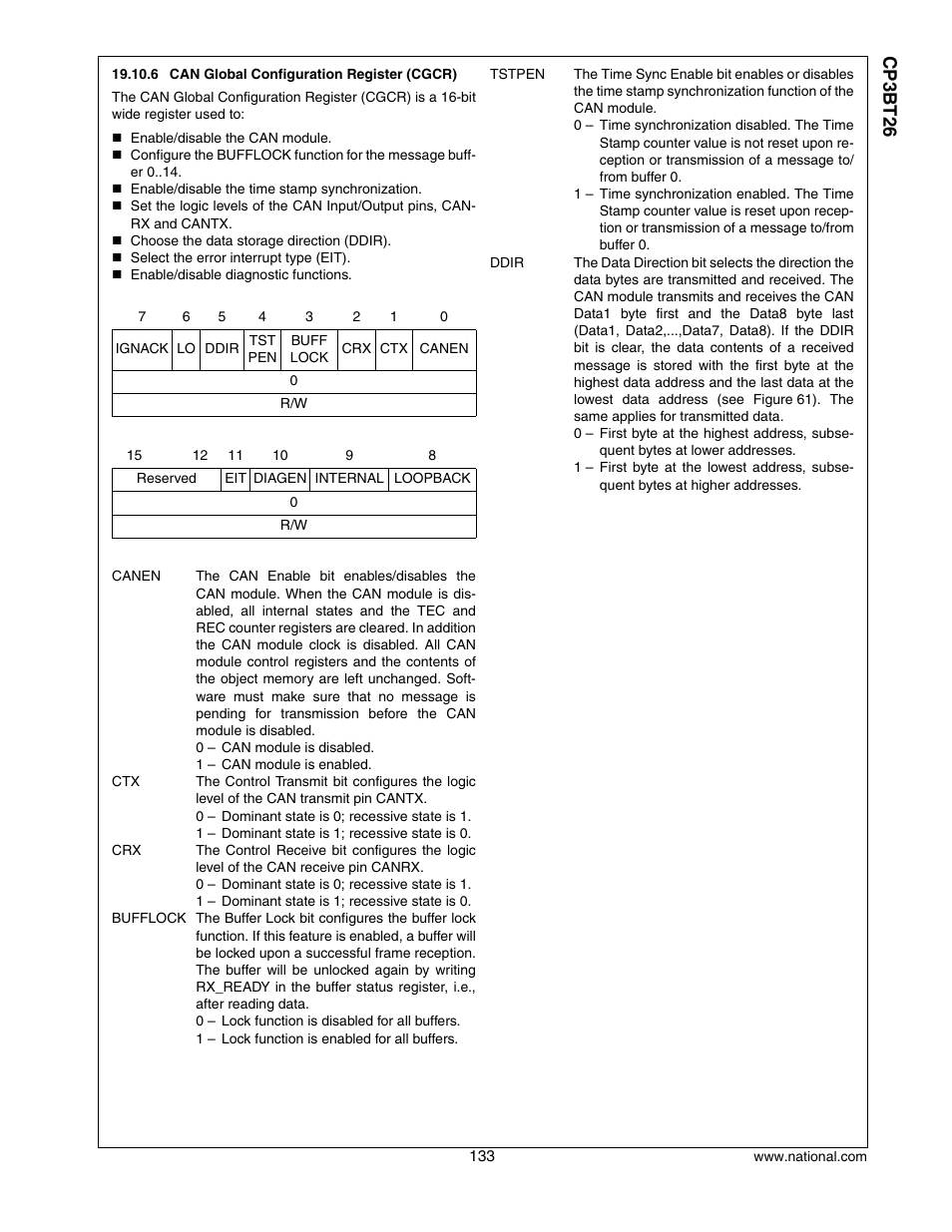 Cp3 bt26 | National CP3BT26 User Manual | Page 133 / 278