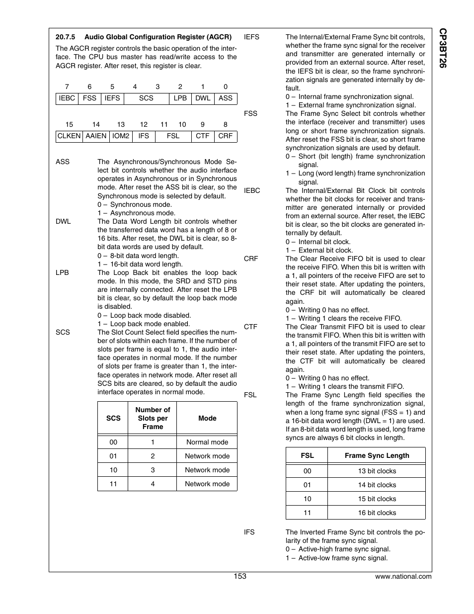 Cp3 bt26 | National CP3BT26 User Manual | Page 153 / 278