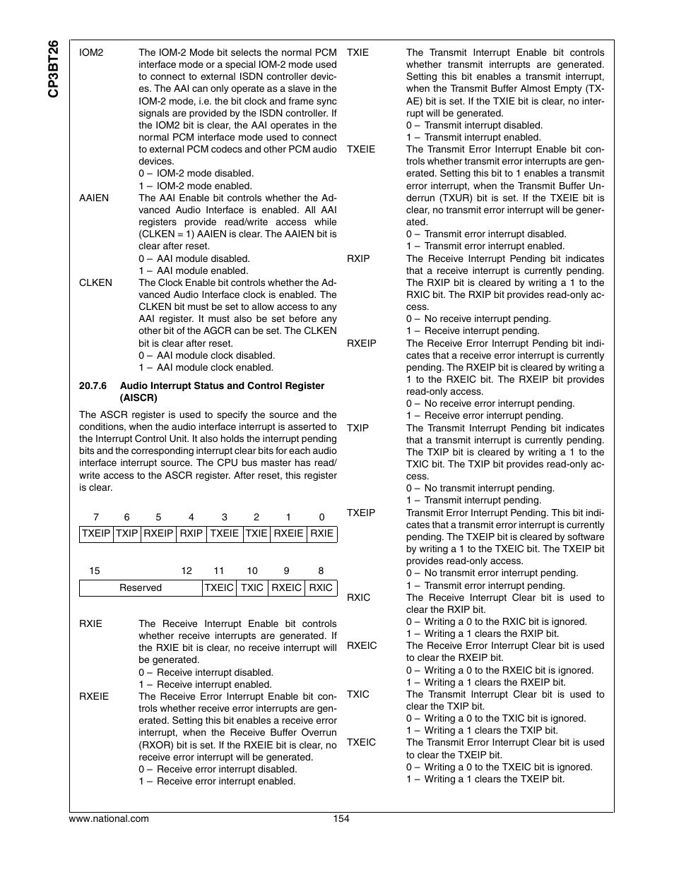 Cp3bt26 | National CP3BT26 User Manual | Page 154 / 278