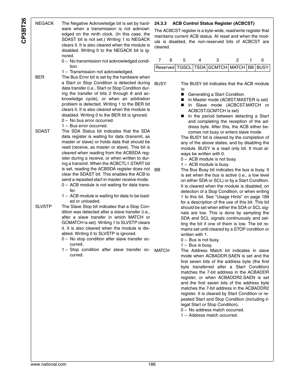 Cp3bt26 | National CP3BT26 User Manual | Page 186 / 278