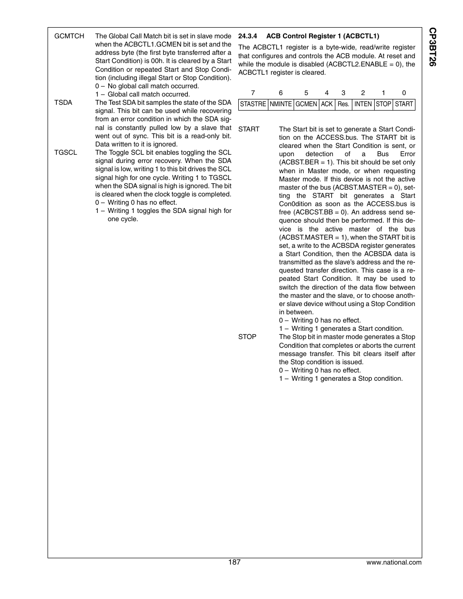 Cp3 bt26 | National CP3BT26 User Manual | Page 187 / 278