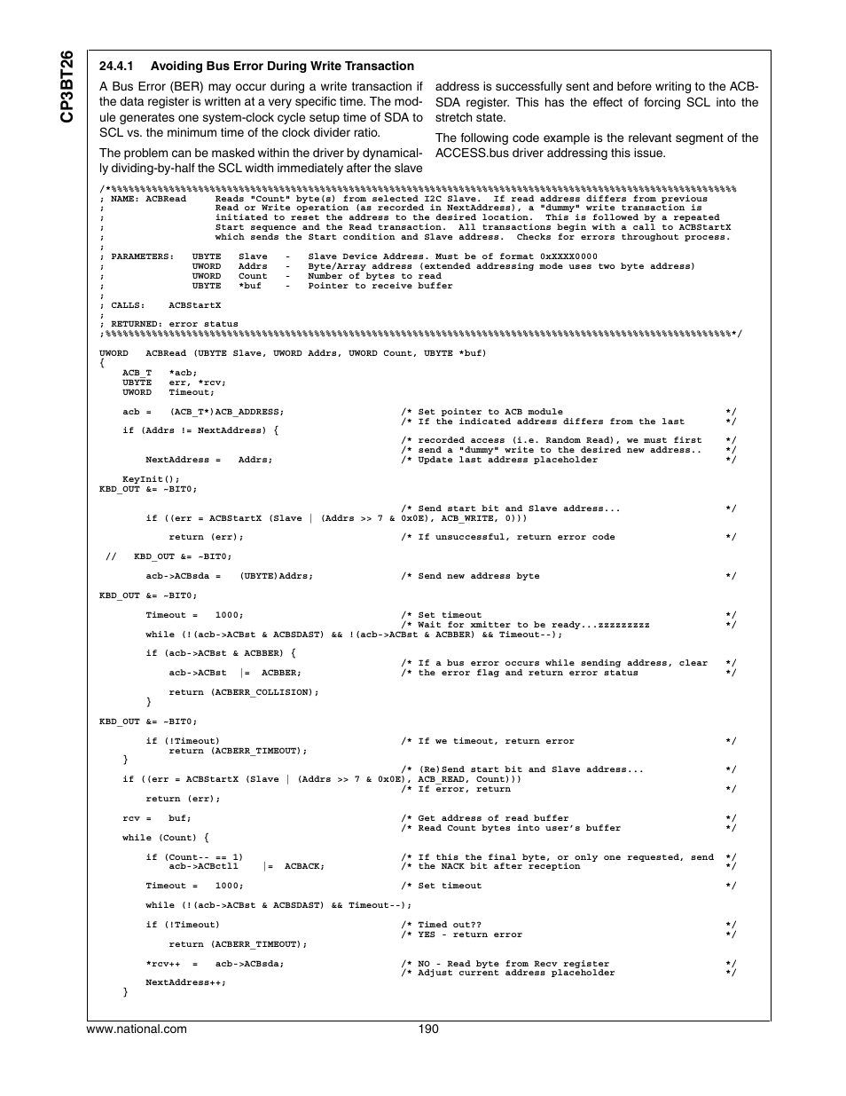 Cp3bt26 | National CP3BT26 User Manual | Page 190 / 278