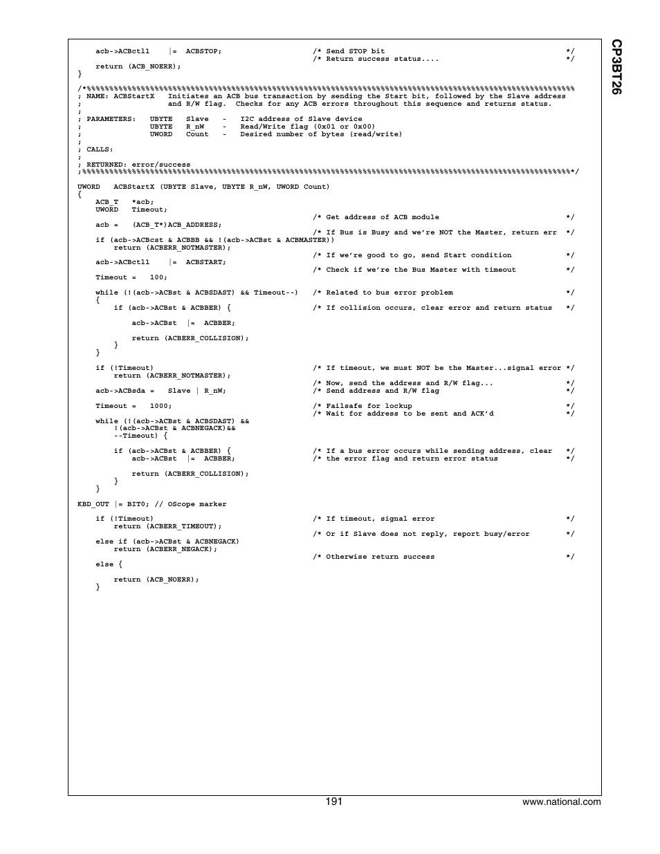 Cp3 bt26 | National CP3BT26 User Manual | Page 191 / 278