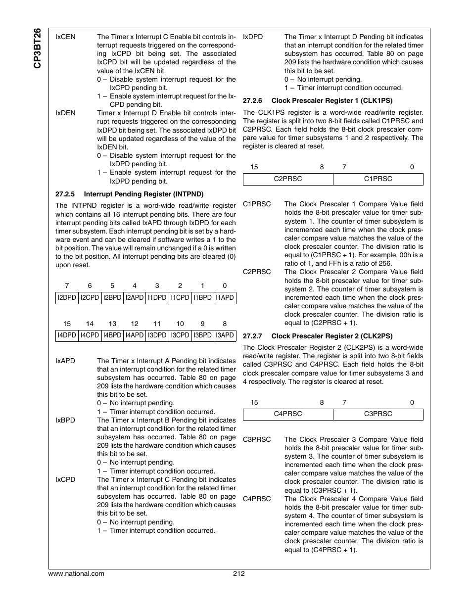 Cp3bt26 | National CP3BT26 User Manual | Page 212 / 278