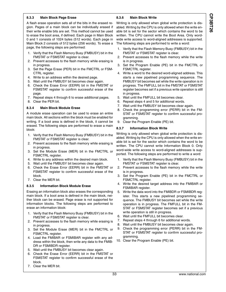 Cp3 bt26 | National CP3BT26 User Manual | Page 33 / 278