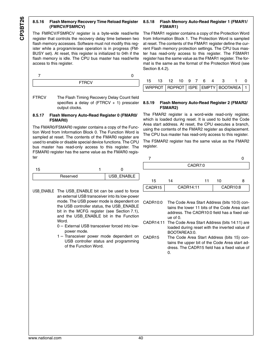 Cp3bt26 | National CP3BT26 User Manual | Page 40 / 278