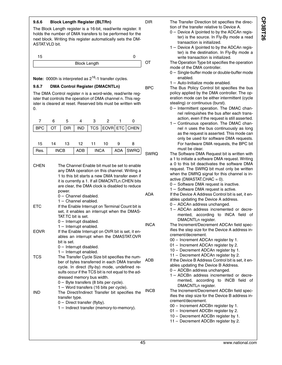 Cp3 bt26 | National CP3BT26 User Manual | Page 45 / 278