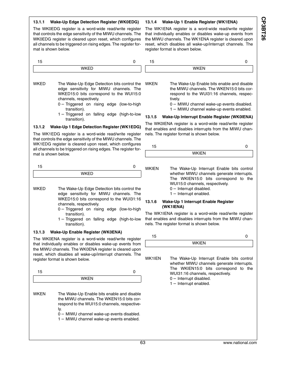 Cp3 bt26 | National CP3BT26 User Manual | Page 63 / 278