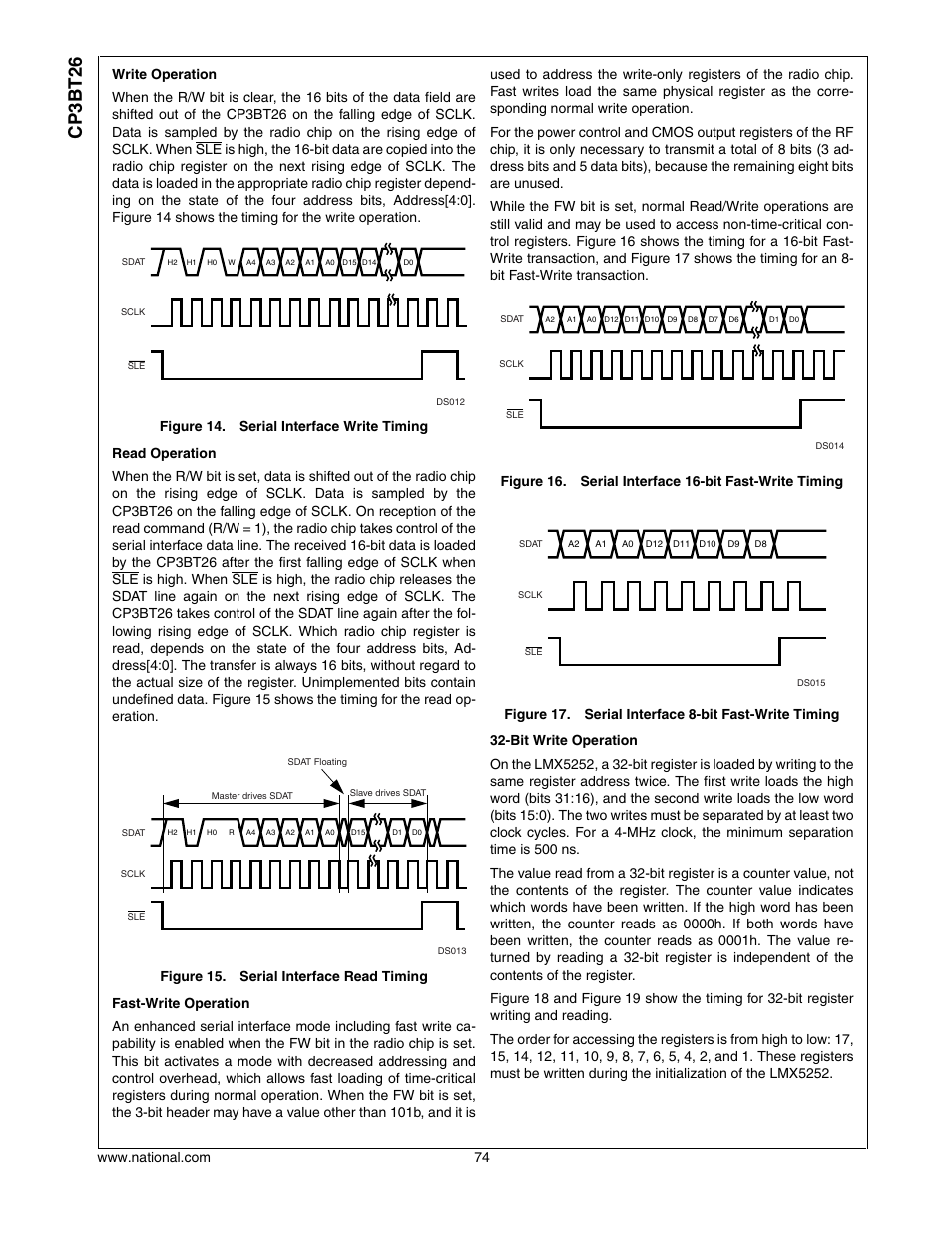 Cp3bt26 | National CP3BT26 User Manual | Page 74 / 278