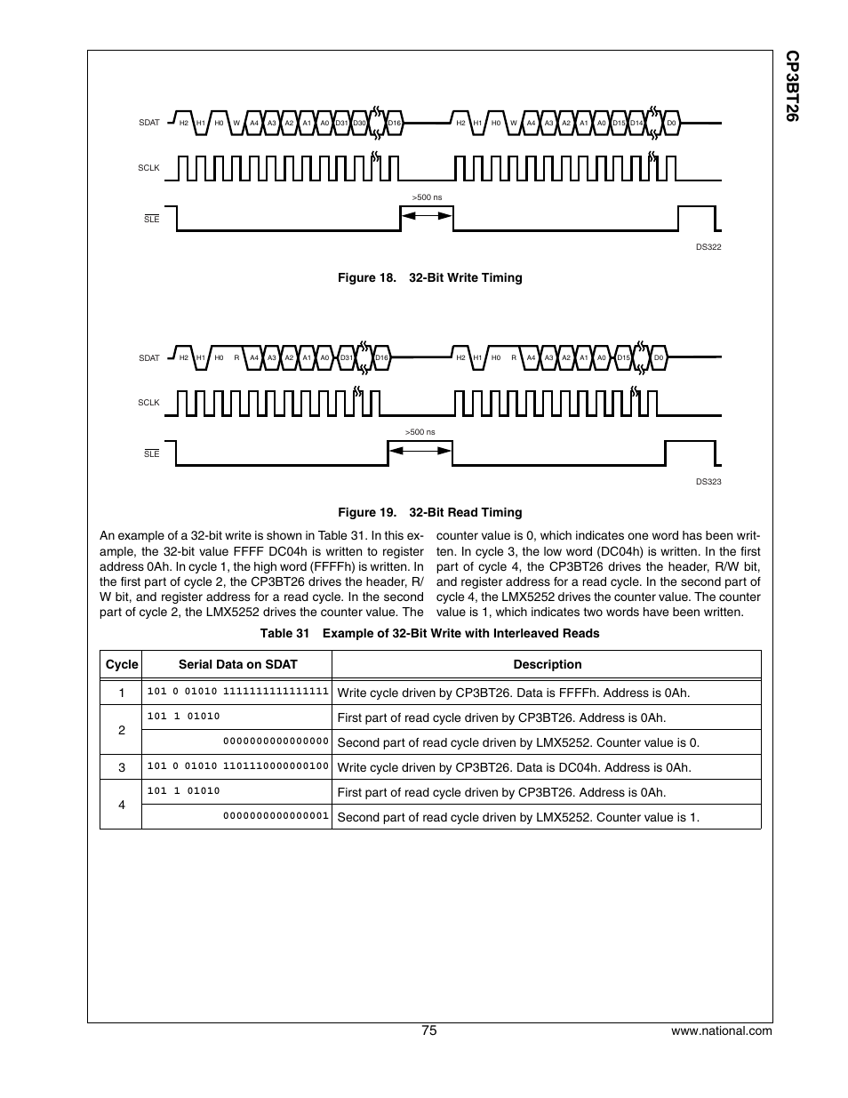 Figure 18, Figure 19 sho, Cp3 bt26 | National CP3BT26 User Manual | Page 75 / 278