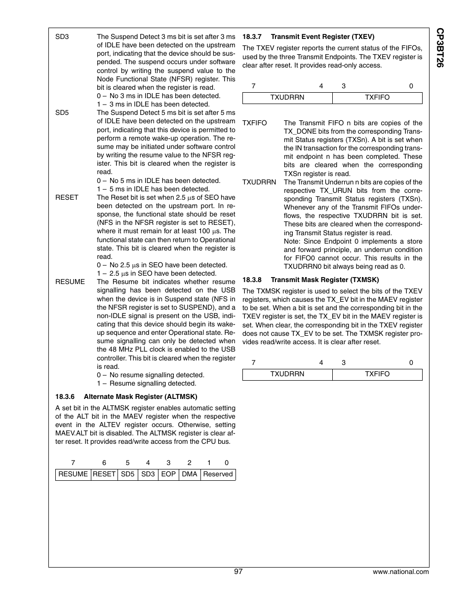 Cp3 bt26 | National CP3BT26 User Manual | Page 97 / 278