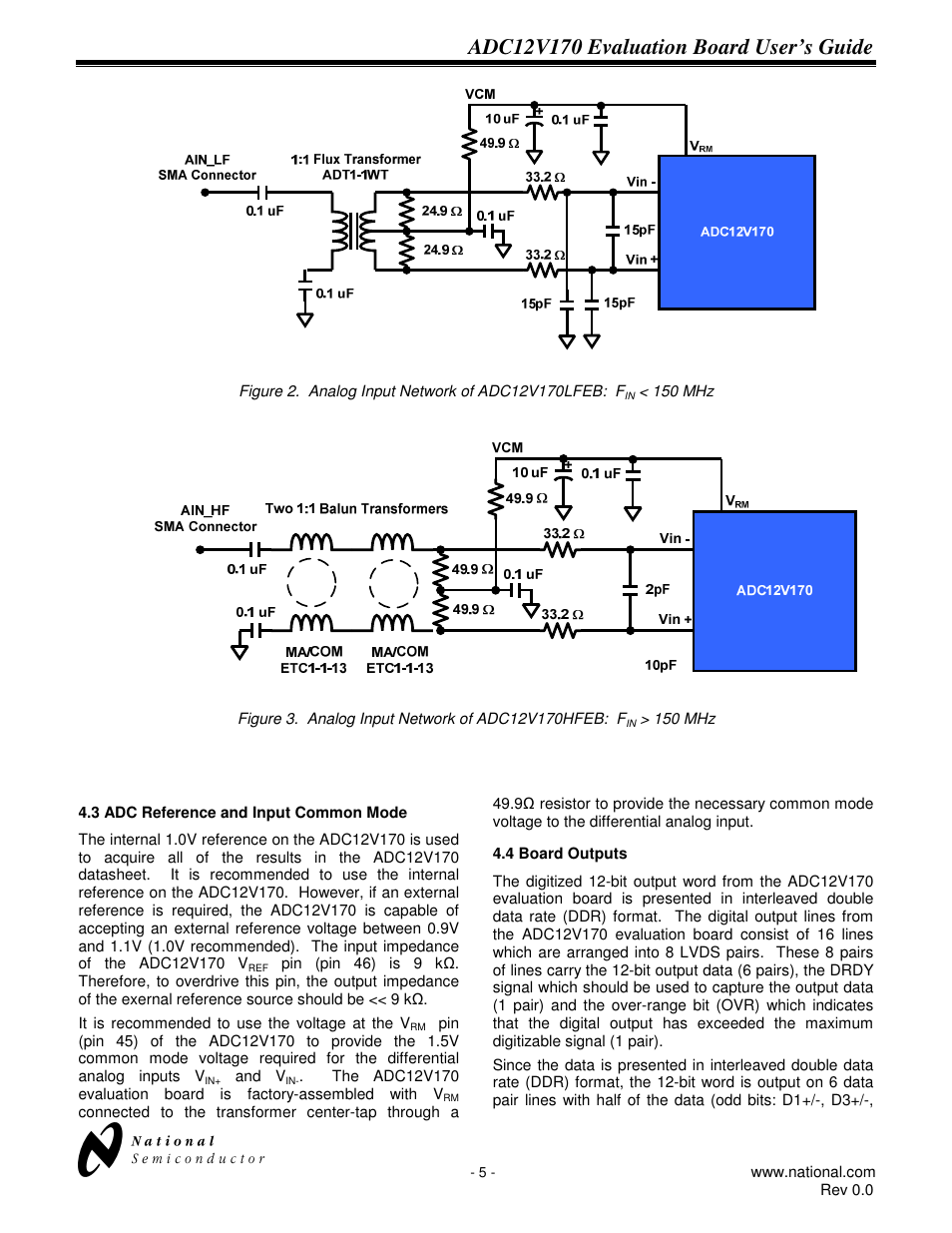 National ADC12V170 User Manual | Page 5 / 15