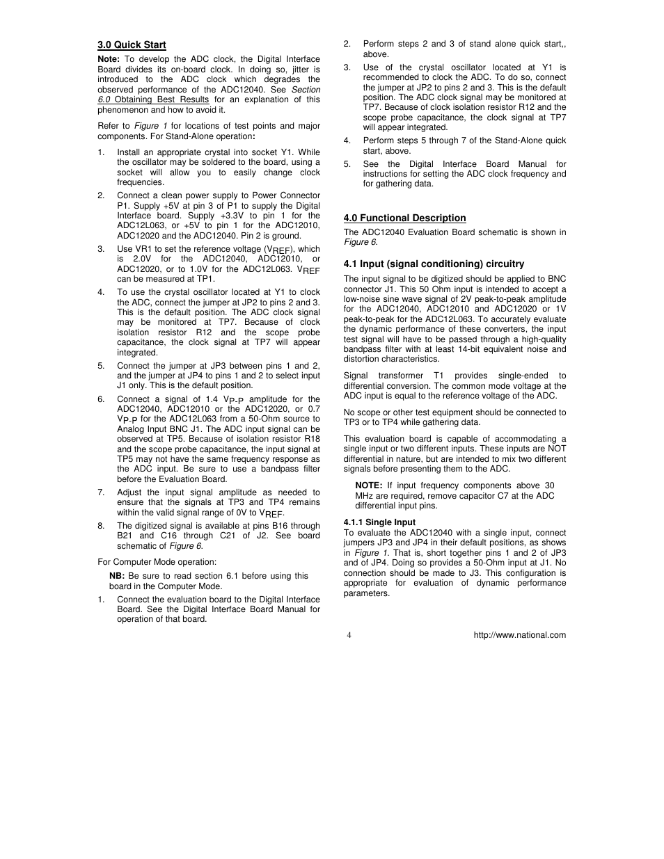 National ADC12040 User Manual | Page 4 / 12