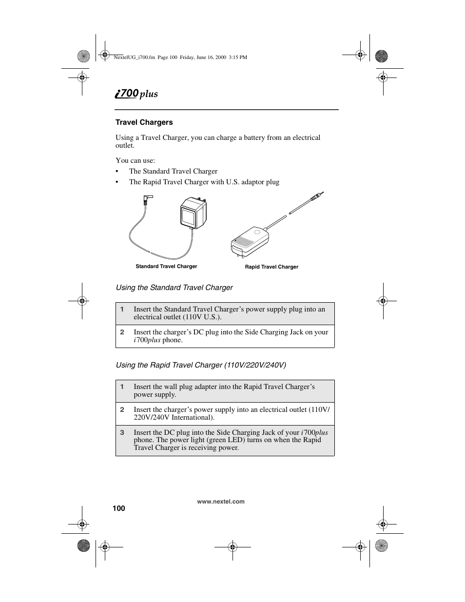 Nextel comm I700PLUS NTN9368-A User Manual | Page 108 / 140
