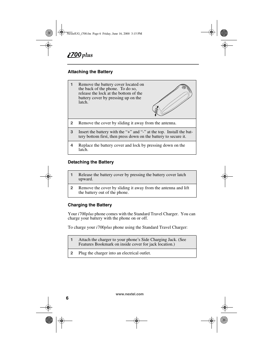 Nextel comm I700PLUS NTN9368-A User Manual | Page 14 / 140