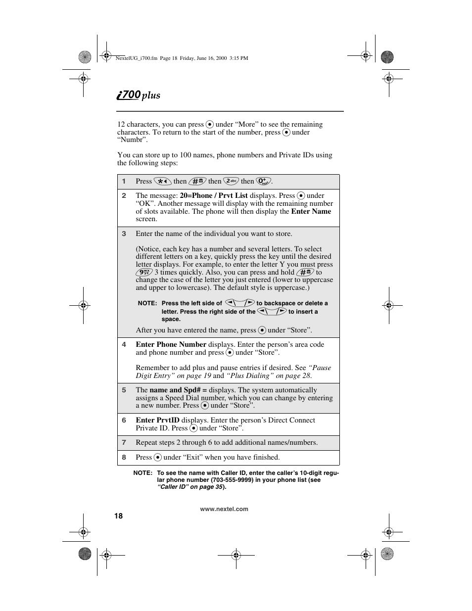 Nextel comm I700PLUS NTN9368-A User Manual | Page 26 / 140