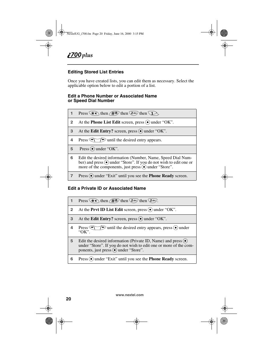 Nextel comm I700PLUS NTN9368-A User Manual | Page 28 / 140