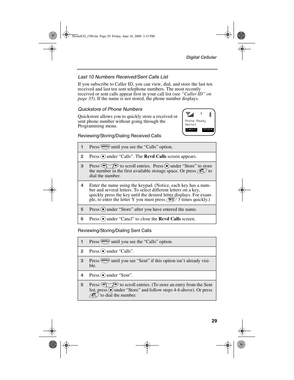 Nextel comm I700PLUS NTN9368-A User Manual | Page 37 / 140