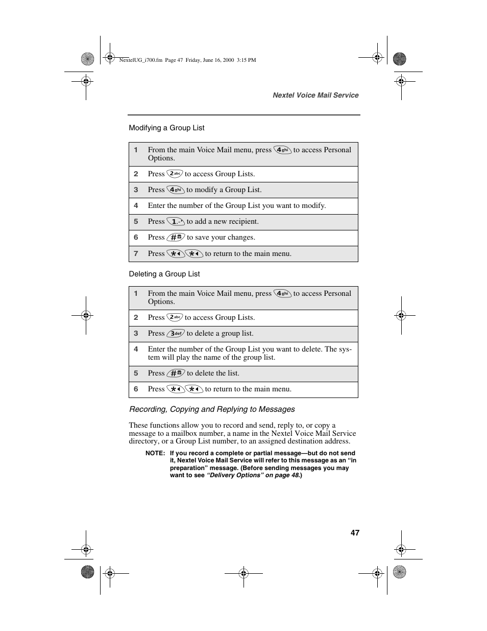 Nextel comm I700PLUS NTN9368-A User Manual | Page 55 / 140