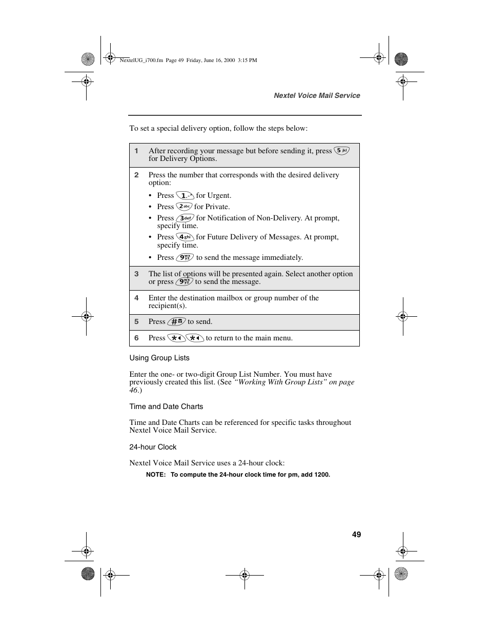 Nextel comm I700PLUS NTN9368-A User Manual | Page 57 / 140