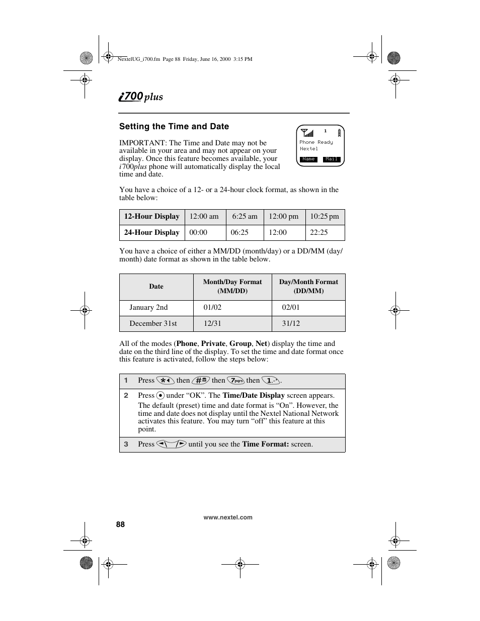 Nextel comm I700PLUS NTN9368-A User Manual | Page 96 / 140