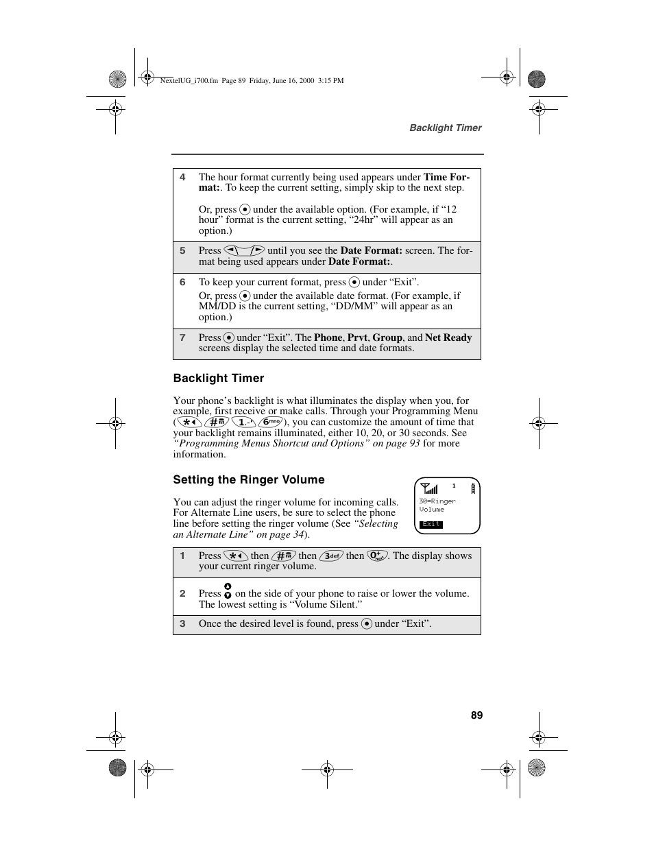 Nextel comm I700PLUS NTN9368-A User Manual | Page 97 / 140