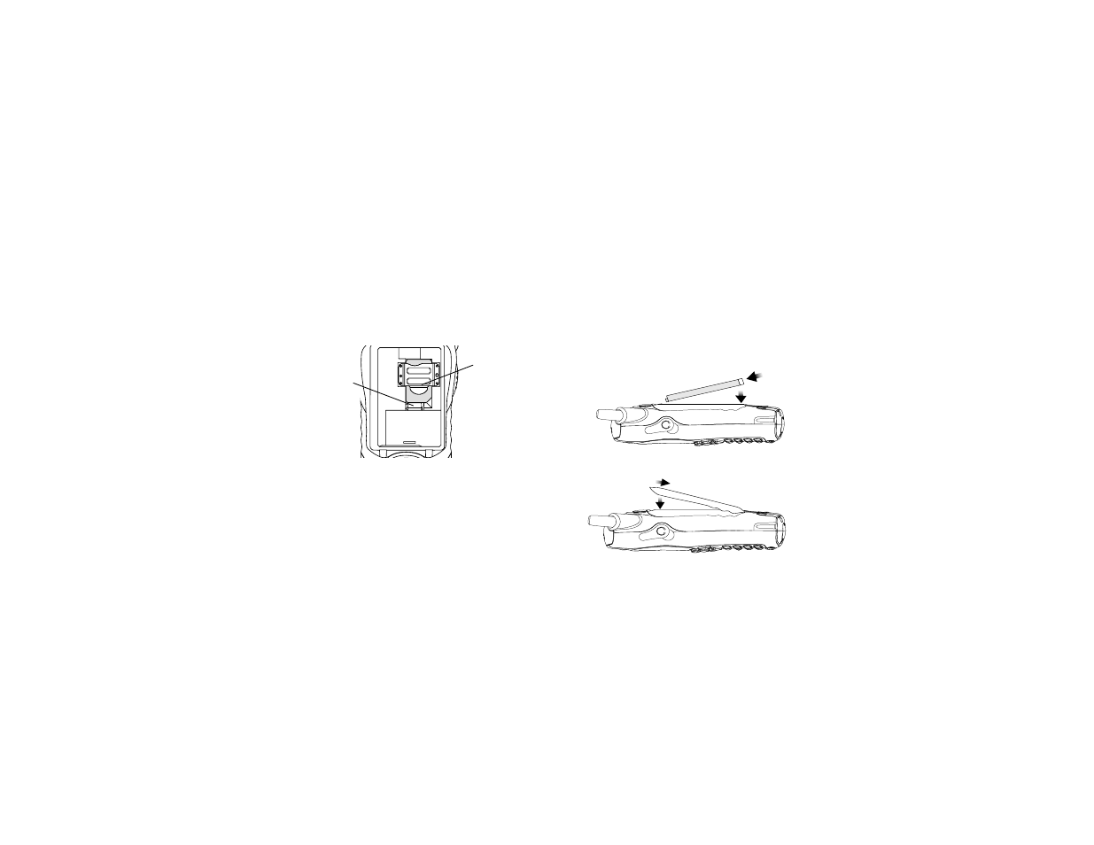 Locating your sim card, Battery, Inserting the battery | Nextel comm IDEN H69XAH6RR1AN User Manual | Page 11 / 151