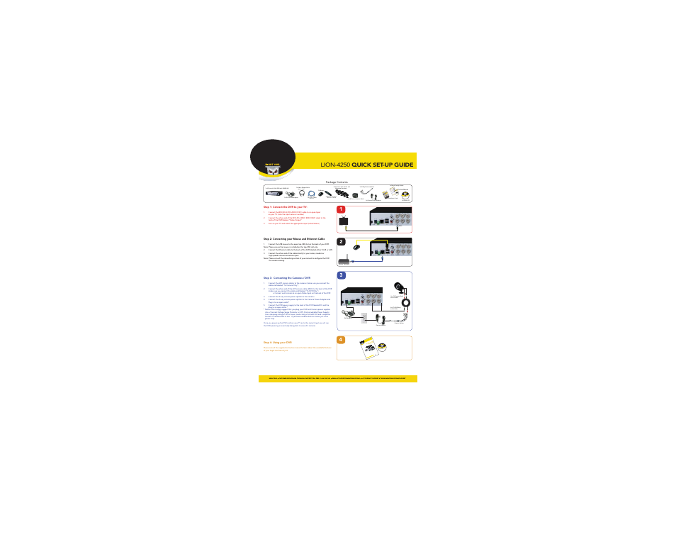 Night Owl Optics LION-4250 User Manual | 1 page