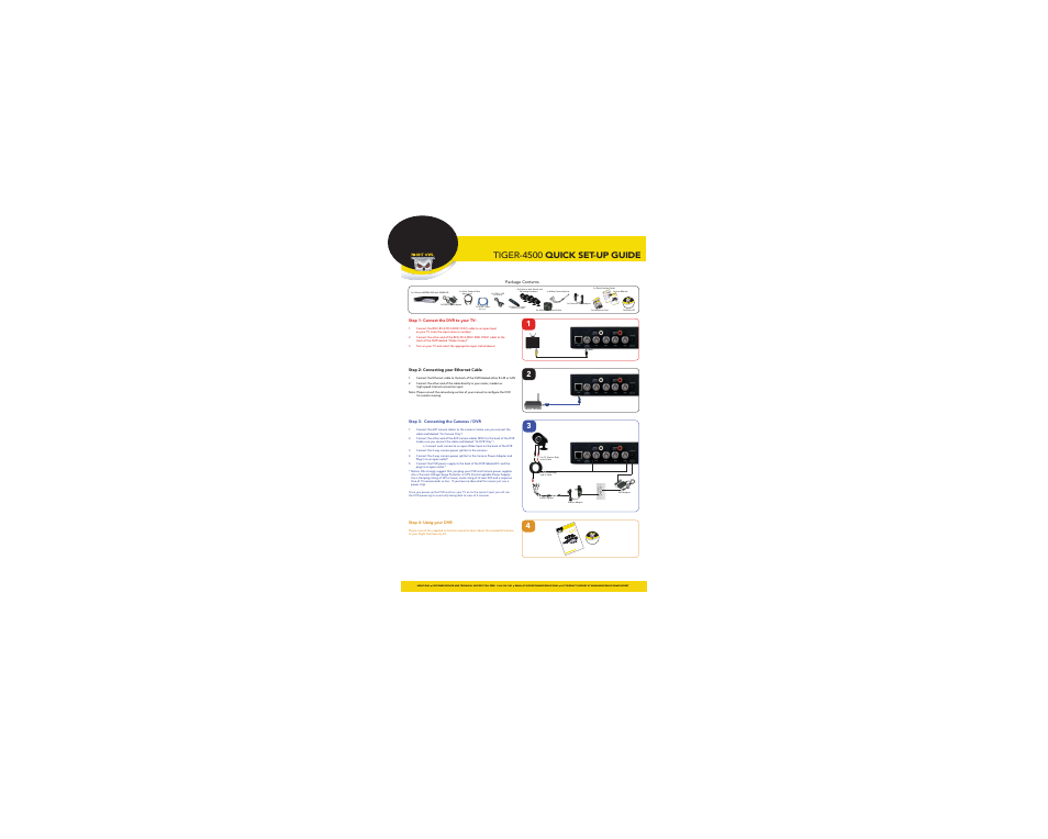Night Owl Optics TIGER 4500 User Manual | 1 page